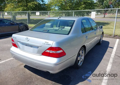 2005 Lexus Ls 430 from USA, damaged, VIN JTHBN36F055000824
